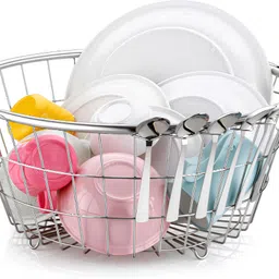 metalac Dish Drainer Kitchen Rack Steel image 1