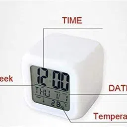 jeko Digital Multicolor Clock image 2