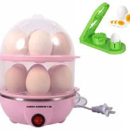 harsh narrow fab 14 Egg Cooker Double Layer Egg Boiler Electric Cooker 14 Egg Poacher for Steaming, Cooking, Boiling Egg Cooker WITH EGG CUTTER Egg Cooker Egg Cooker image 1