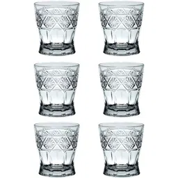ceradeco Transparent Glass 220ml (Set Of 6) Everyday Glass Set image 3