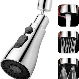 vinsufy 3 mode 360 Degree Movable Faucet Aerator Pillar Tap Faucet 3 mode 360 Degree Movable Faucet Aerator Pillar Tap Faucet Wall Mounted Basin Mixer Faucet-picture-20