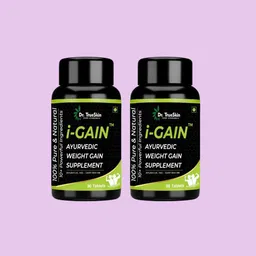 dr.trueskin i-Gain Weight Gain Herbal Fit Body Tablets ++ 2Pcs Nutrition Bars-picture-10