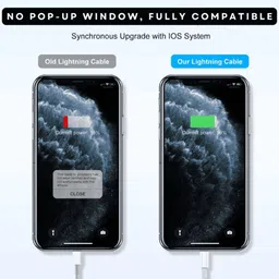 RoarX Lightning Cable 3 A 1 m Original quality USB to Lightning Cable For Fast Charging image 2