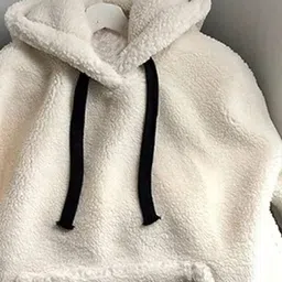 fairiano Women Full Sleeve Self Design Hooded Sweatshirt image 3