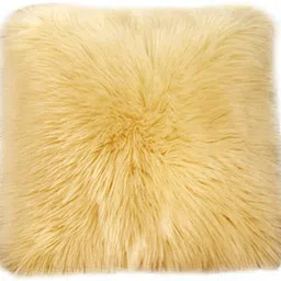 angel mommy Fur Cushions with Insert Filler Microfibre Solid Cushion Pack of 5 image 2