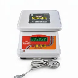 Shivalik 20kg ABS Plastic Antimoisturize weighing scale for fish/vegetable weighing Weighing Scale image 2
