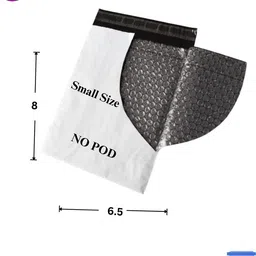 6.5x8 Inches Plain Tamper proof Bubble Lined courier bag | Without POD | Security Bag-image-16