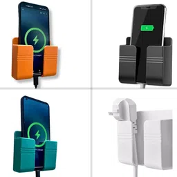 V2H Mobile Holder Mobile Charging Stand Phone Holder for Wall(Multi,Pack of 1) Mobile Holder-picture-27