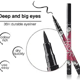 frippe Nude Shade Lipstick ,Waterproof Eyeliner, Primer, Compact, Kajal, Blenders image 2