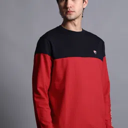 ducati Men Full Sleeve Color Block Sweatshirt image 3
