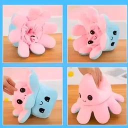mhk OCTOPUS & BUTTER RED CAP Soft Stuffed Toy - 18 cm image 3