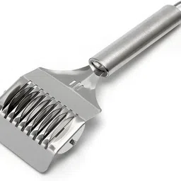 mapperz Noodle Maker Lattice Roller Dough Cutter Pasta Spaghetti Maker for Kitchen Small Home time-Saving Pasta Dough Cutter Metal Cutter image 4