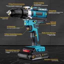 dvimart Cordless Drill Set Power & Hand Tool Kit image 2