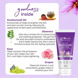 Globus naturals Summer Sizzle Sunscreen Lotion SPF 50++ & Kumkumadi Face Wash-100ml Each image 4