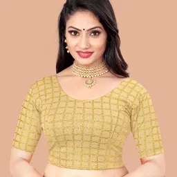 rang rangoli Round Neck Women Blouse-picture-17