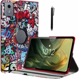 proelite Flip Cover for Lenovo Tab M11 11 inch Case Cover, 360 Rotatable Smart Flip Case Cover with Stylus Pen-picture-25