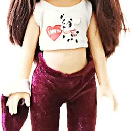 Cute Doll with Moveable Arms and Legs with Beautiful Dress, Hairs, Cap, Shoes-image-39