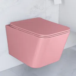 plantex Ceramic Wall Hung Commode for Toilet/Rimless Western Commode/Commode with Soft Closing Toilet Seat - (Square ,P Trap - APS-3045) Western Commode-picture-37