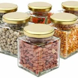 goblet Glass Grocery Container - 250 ml-picture-12