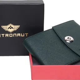 metronaut Men Casual, Evening/Party, Formal, Travel, Trendy Green Artificial Leather Wallet image 5