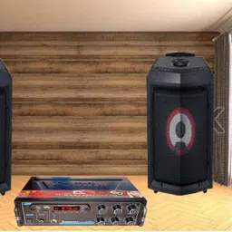 kaxtang DJ MIC ECHO NEW SERIES DJ remix Amplifier Modify chasis Bluetooth Full Black Digital Stereo Amplifier BT/MIC/ USB//SD Card /FM /AUX 60 W AV Power Amplifier (Black) 60 W AV Power Amplifier image 4