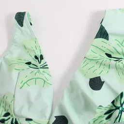 second skins Printed Women Light Green Swimsuit image 4