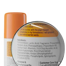 Chemist at Play Set of Daily Exfoliating Body Wash - 236ml & Peach Underarm Roll On - 40ml image 4