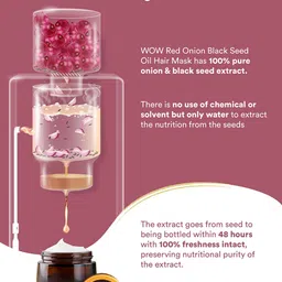 WOW SKIN SCIENCE Red Onion Black Seed Oil Hair Mask 200 ml image 3