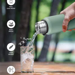 Milton Green Brim 1000 Stainless Steel Water Bottle 875 ml image 2