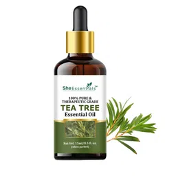 She Essentials Tea Tree Essential Oil For Dandruff Control & Acne - 15ml image 1
