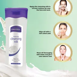 COROnation Herbal Deep-Pore Cleansing Milk with Aloevera & Cucumber - 500 ml image 2