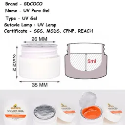 GDCOCO UV Color Gel Nail Polish 5ml image 5