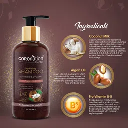 COROnation Herbal Set of 2 Coconut Milk Hydrating Shampoo 300 ml Each image 4