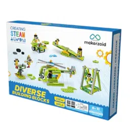 Makerzoid 100-in-1 STEAM Building Blocks Set Educational Toy for Kids 6+ Years Old image 2