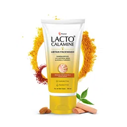 Lacto Calamine Set of 2 Ubtan Face Wash with Sandalwood & Saffron - 100 ml each image 4