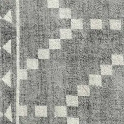 sapana carpet-mats Cream Geometric 4 Ft X 6 Ft Machine Made Carpet image 4