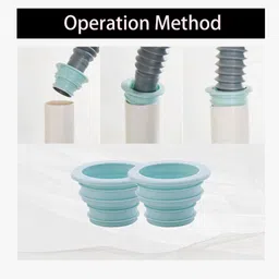 serplex Plastic Drain Odor Stopper 2 Pack Sink Plug image 4