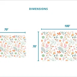 happy matty Quick Dry Sheet Mattress Pack of 2 M(Leaves 50X70 CM) L (ZigZag 70X100 CM) image 2