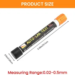 zeitel Thickness Gauge Compact Reliable Portable Manual Tool Paint Thickness Gauge Pen with Cap Magnetic Coating Gauge for Quick Assessment Magnetic Slip Level image 2