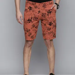 the indian garage co. Solid Men Orange Casual Shorts-picture-23