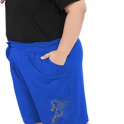 elite soul Pack of 2 Graphic Print Women Multicolor Casual Shorts image 4