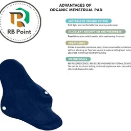 aakav Colorfull Rash-Free Reusable Sanitary Pads Sanitary Pad image 2