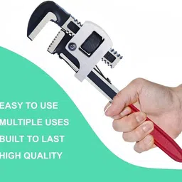 snomex 12" Professional Pipe Wrench |Smx03| Single Sided Pipe Wrench image 4