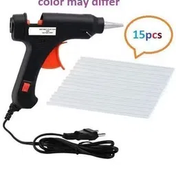 qwerings 20Watt Mini Hot Glue Gun With 15 Hot Melt Glue Stick Standard Temperature Corded Glue Gun-picture-40