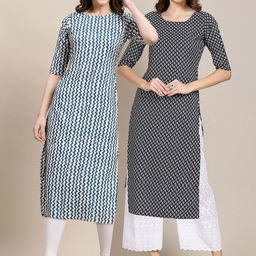 7threads KALINI Women Pack of 2 Crepe Kurta-picture-20
