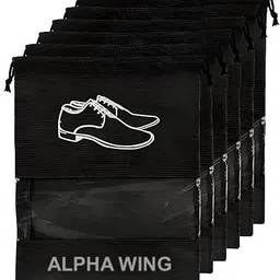 adorex ADOREX0706 Black Shoes Cover Polyester Black Flat Shoe Cover, Toes Shoe Cover-picture-42