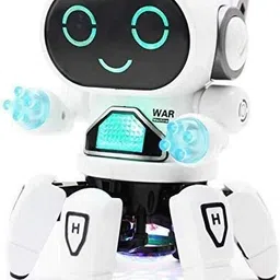 hda group Pioneer Robot Colorful Lights and Music, All Direction Movement, Dancing Robot-picture-11