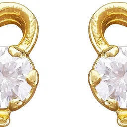 MAIRA 925 Sterling Silver Earrings Set for Girls/ Women Cubic Zirconia Sterling Silver Stud Earring-image-0