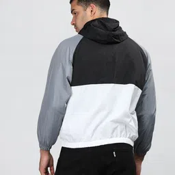 CHKOKKO WIND CHEATER Self Design Men Wind Cheater image 2