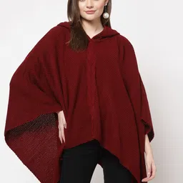 513 Acrylic Blend Poncho-picture-18